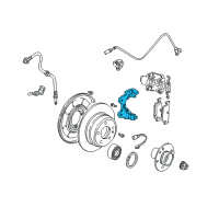 OEM 2006 BMW X3 Calliper Carrier Diagram - 34-21-6-765-885