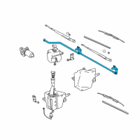 OEM 1996 Toyota Tacoma Linkage Assembly Diagram - 85150-35200