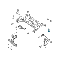 OEM 2017 Ford Focus Mount Bolt Diagram - CV6Z-00812-A