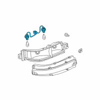 OEM 2004 Nissan 350Z Harness Assembly Rear Combination Diagram - 26551-CD01A