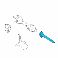 OEM 2019 Infiniti QX30 Shaft Assembly-Side, Differential Diagram - 38230-5DA0A