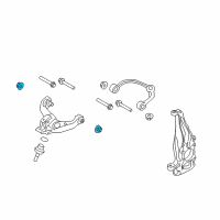 OEM 2021 Ford Expedition Rear Lower Control Arm Nut Diagram - -W711310-S440