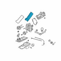 OEM 2001 Dodge Durango Cover-Cylinder Head Diagram - 53020657AD