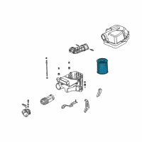 OEM Acura Air Cleaner Element Diagram - 17220-PNB-505