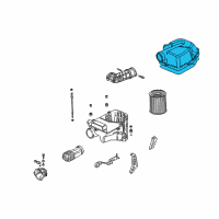 OEM Acura Cover Set, Air Cleaner Diagram - 17202-PNA-010