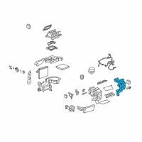 OEM 2008 Saturn Vue Evaporator Case Diagram - 19130302