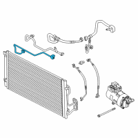 OEM BMW i3 Pressure Pipe, Front Diagram - 64-50-9-317-388