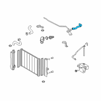 OEM 2012 Toyota Corolla Rear Hose Diagram - 16571-0T210