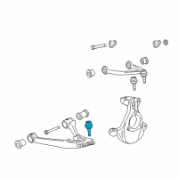 OEM 2012 Chevrolet Avalanche Lower Ball Joint Diagram - 19209396