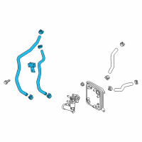 OEM 2019 Hyundai Sonata Hose & Clamp Assembly Diagram - 25450-E6500