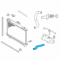 OEM 2014 Toyota Camry Upper Hose Diagram - 16571-0V070