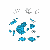 OEM Saturn Heater Assembly Diagram - 93182458