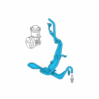 OEM 2015 Toyota Tacoma Pressure Tube Diagram - 44410-04210
