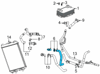 OEM Chevrolet Corvette Outlet Hose Diagram - 84369153