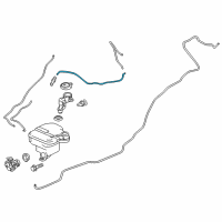 OEM 2016 Honda CR-Z Tube (730MM) Diagram - 76875-SZT-A01