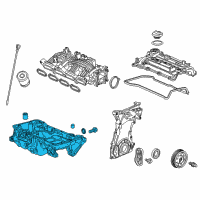 OEM 2016 Honda Civic Pan Assembly, Oil Diagram - 11200-5K8-010