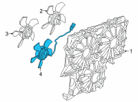 OEM 2021 GMC Sierra 1500 Fan Motor Diagram - 84848732