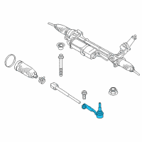 OEM 2014 BMW X5 Steering Gear-Outer Tie Rod Diagram - 32-10-6-858-738
