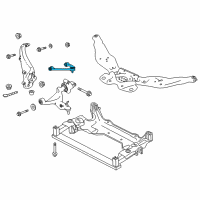 OEM 2015 Infiniti Q50 Front Left Upper Suspension Link Complete Diagram - 54525-JL00C