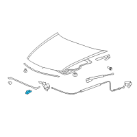 OEM Honda Holder, Rod Diagram - 91503-TA0-A01