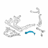 OEM 2016 BMW 750i xDrive Mount Tension Strut, Left Diagram - 31-10-6-861-157