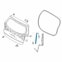 OEM Kia Sorento LIFTER Assembly Power Tail Diagram - 817701U500