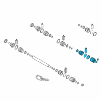 OEM 2017 Kia Optima Joint & Boot Kit-Front Diagram - 49580D4050