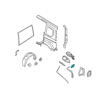 OEM Ford Transit Connect Latch Diagram - DT1Z-6128610-B