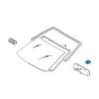 OEM 2006 Scion xB Mirror Inside Cover Diagram - 87834-20080-B6