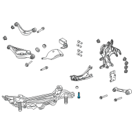 OEM 2009 Lincoln MKZ Lateral Arm Bolt Diagram - -W701627-S439