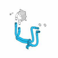 OEM Ford Hoses Diagram - DG1Z-6A715-A