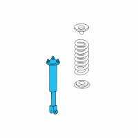 OEM 2012 Cadillac CTS Shock Diagram - 20951604