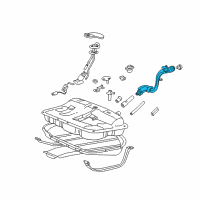 OEM 2002 Hyundai XG350 Neck Assembly-Fuel Filler Diagram - 31030-39100