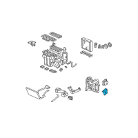 OEM Motor Assembly, Temperature Driver Diagram - 79160-SHJ-A41