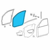 OEM 2020 Toyota Land Cruiser Body Weatherstrip Diagram - 62311-60141