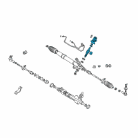 OEM 2002 Dodge Stratus Valve-Power Steering Gear Diagram - MR554907