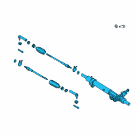 OEM 2017 Nissan Titan Gear & Linkage Diagram - 49001-EZ40B