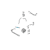 OEM Lincoln MKX Lower Return Tube Diagram - 7T4Z-3A713-C