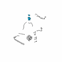 OEM Ford Edge Power Steering Pump Reservoir Diagram - 7T4Z-3E764-A