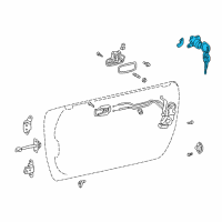 OEM 2004 Toyota MR2 Spyder Cylinder & Keys Diagram - 69051-17110