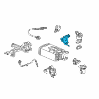 OEM Honda Valve, Purge Control Solenoid Diagram - 36162-PAA-A02