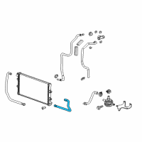 OEM 2012 Chevrolet Camaro Lower Hose Diagram - 22789482