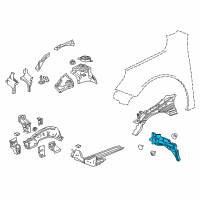 OEM 2018 Chevrolet Impala Splash Shield Diagram - 22913647