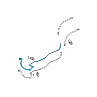 OEM Pipe, Rear Suction (A) Diagram - 80322-SHJ-A04