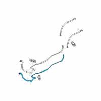 OEM Pipe, Rear Receiver (A) Diagram - 80342-SHJ-A02