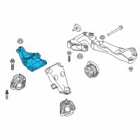 OEM BMW 430i xDrive Gran Coupe Engine Mount Bracket Right Diagram - 22-11-6-859-616