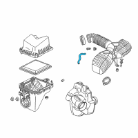 OEM 2007 Saturn Vue PCV Hose Diagram - 24422594