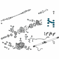 OEM 2016 Honda CR-V Mounting Assy A RR Dif Diagram - 50710-T0A-A00