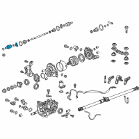 OEM 2015 Honda CR-V Joint Complete, Inboar Diagram - 42320-T0G-A01