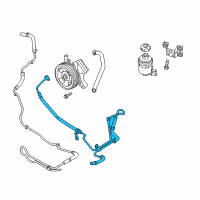 OEM 2013 Hyundai Genesis Coupe Hose Assembly-Power Steering Oil Pressure Diagram - 57510-2M300